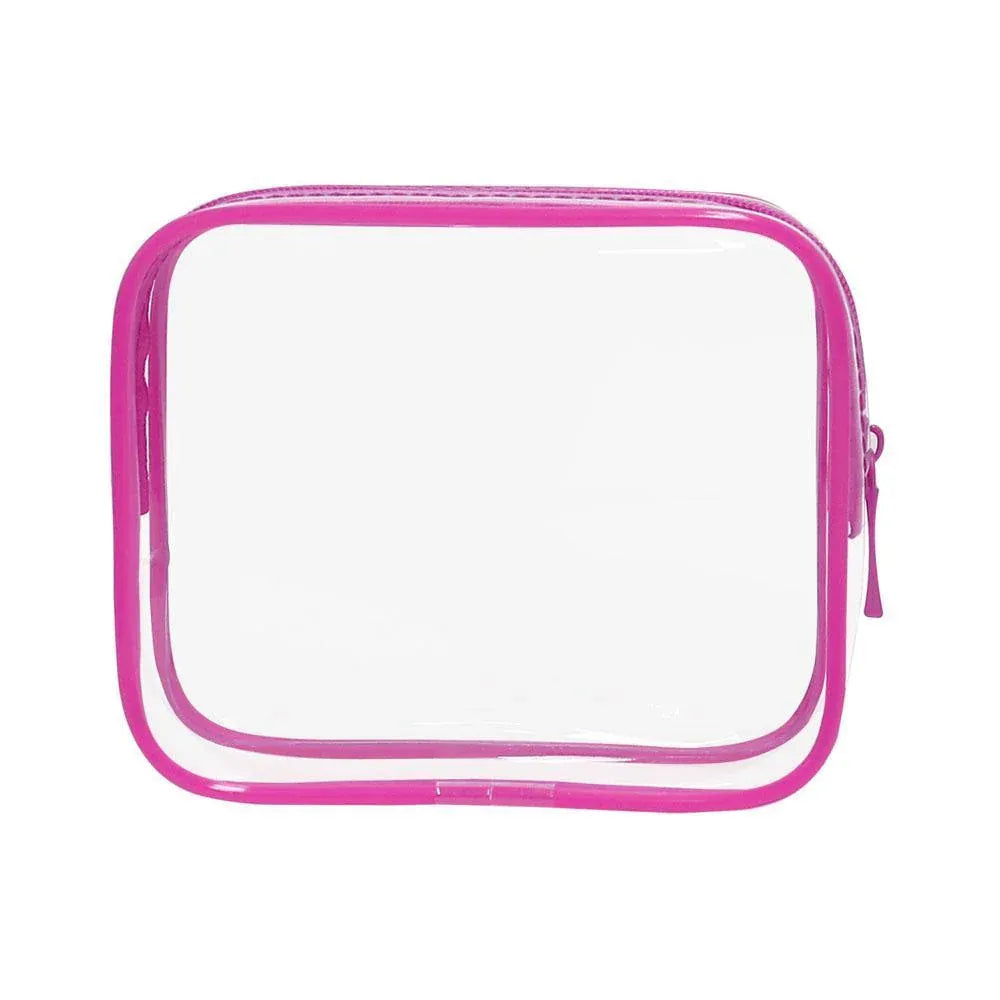 4pcs Durable PVC Cosmetic Bags Easy to Clean Multiple Sizes and Colours 9 Shades - 4pcs-White V528-WASH-BAG-4PCS-WHITE-464050