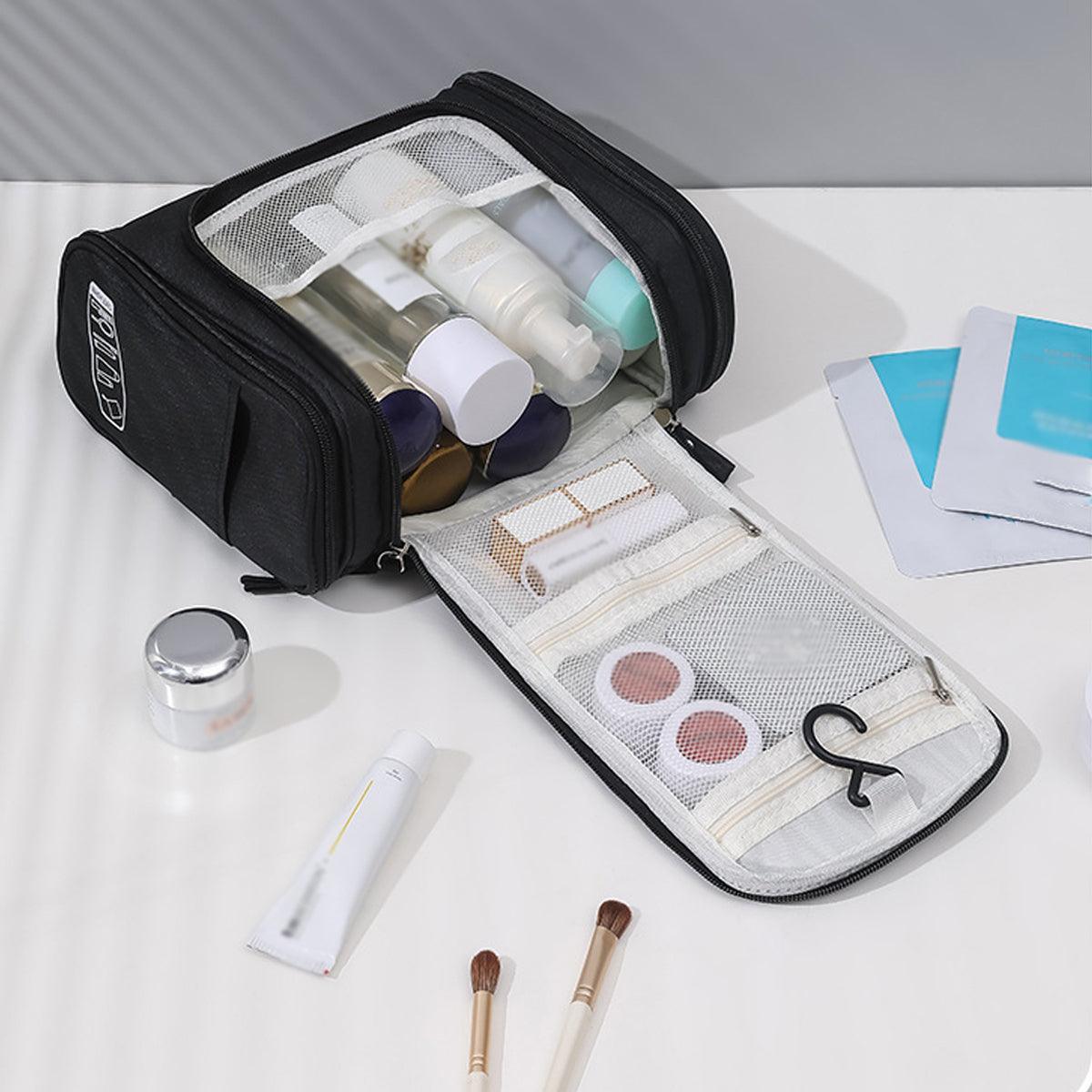 Makeup Bag Hanging Travel Toiletry Cosmetic Organizer Wash Bag Waterproof - Green V528-WASHBAG-GREEN-34621