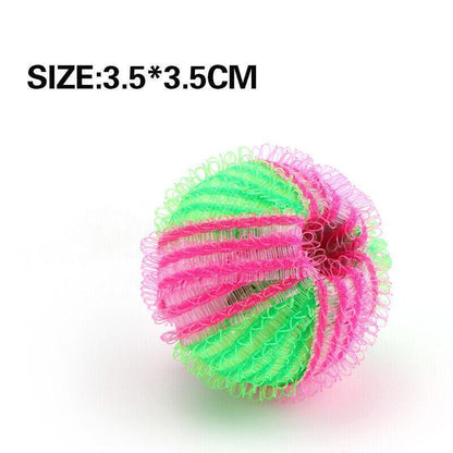 6PCS Reusable Laundry Hair Removal Balls for Lint Fluff Pet Hair Cleaning 3.5cm V528-WASHBALL-6PCS-736905
