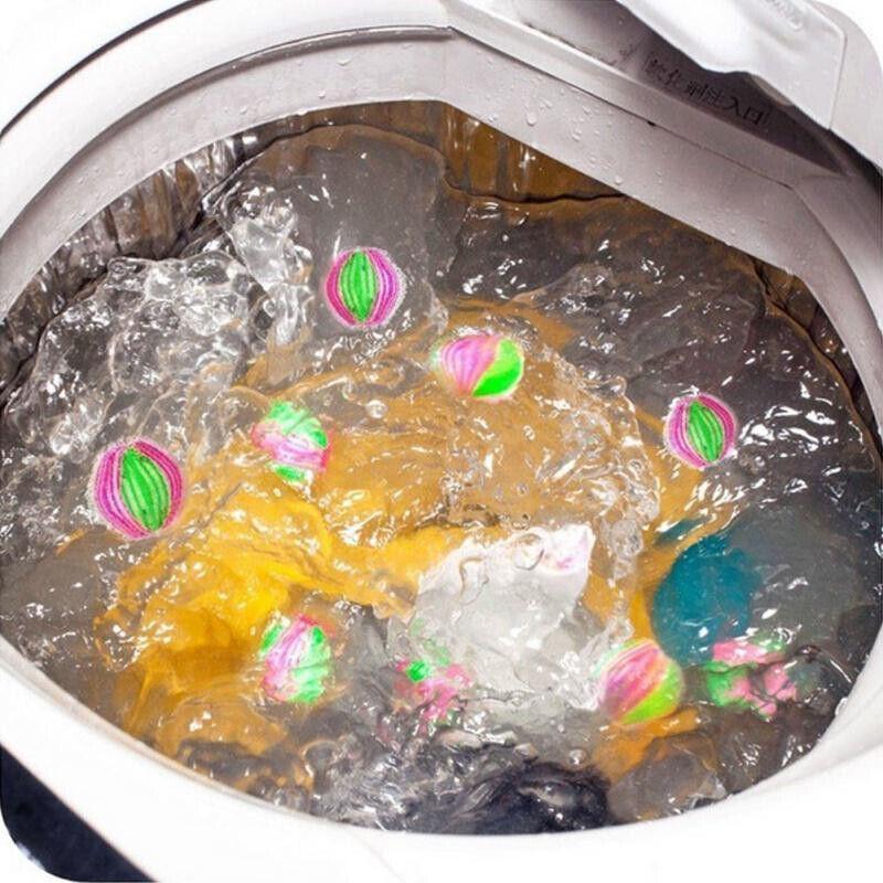 6PCS Reusable Laundry Hair Removal Balls for Lint Fluff Pet Hair Cleaning 3.5cm V528-WASHBALL-6PCS-736905