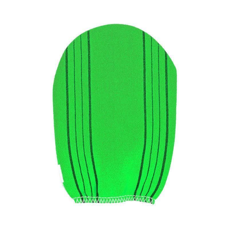 Fiber Cleaner Bath Glove Exfoliating Towel Body Rub Shower Scrub Glove Washcloth - Green V528-WASHCLOTH-GREEN-409667