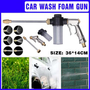 High Pressure Car Wash Foam Sprayer Water Washer Cleaner Lance Bottle Kit V528-WASHFOAMGUN-714836