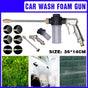High Pressure Car Wash Foam Sprayer Water Washer Cleaner Lance Bottle Kit V528-WASHFOAMGUN-714836