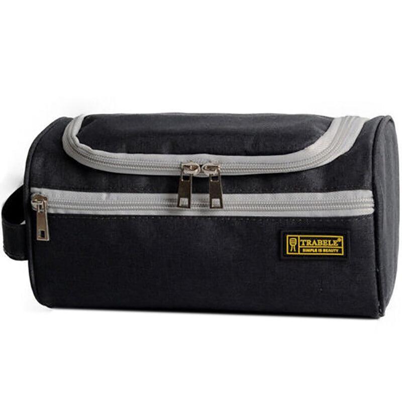 Large Capacity Men Travel Toiletry Kit Wash Bag Waterproof Cosmetic Bags Holder - Brick Red V528-WASHGARGLEBAG-BRICKRED-63578