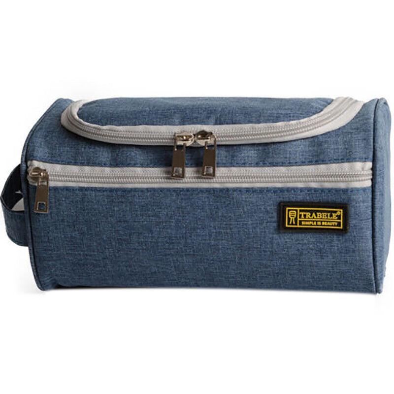 Large Capacity Men Travel Toiletry Kit Wash Bag Waterproof Cosmetic Bags Holder - Brick Red V528-WASHGARGLEBAG-BRICKRED-63578