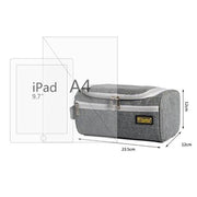 Large Capacity Men Travel Toiletry Kit Wash Bag Waterproof Cosmetic Bags Holder - Grey V528-WASHGARGLEBAG-GREY-19595
