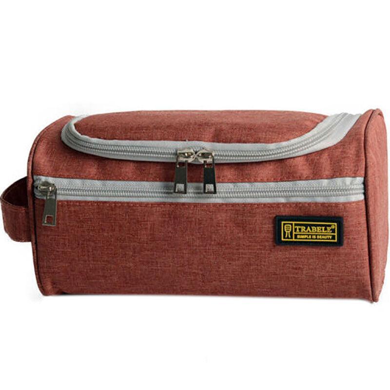Large Capacity Men Travel Toiletry Kit Wash Bag Waterproof Cosmetic Bags Holder - Grey V528-WASHGARGLEBAG-GREY-19595