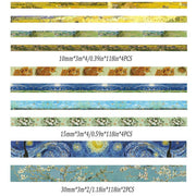 Gold Foil Washi Tape Set Decorative Craft Tape for Gift Wrapping Scrapbooking - YSSCJ V528-WASHI-TAPE-YSSCJ-630345