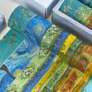 Gold Foil Washi Tape Set Decorative Craft Tape for Gift Wrapping Scrapbooking - YSSCJ V528-WASHI-TAPE-YSSCJ-630345