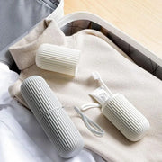 Travel Toothbrush and Toothpaste Holder Portable Bathroom Storage Box Case Cover - Grey V528-WASHING-CUP-GREY-992171