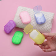100Pcs Scented Foaming Paper Soap Portable Washing Sheets for Travel V528-WASHINGSLICE-100PCS-630970