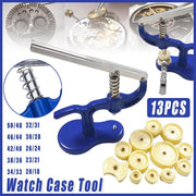 Watch Case Press 12 Dies Back Cover Closer Watchmaker Repair Tool Kit Set V528-WATCH-CAPPING-MACHINE-808543