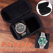 Two Card Portable Watch Organizer Box Storage Case for Watches and Straps V528-WATCH-STORAGE-2-891455