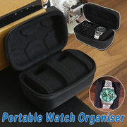 Two Card Portable Watch Organizer Box Storage Case for Watches and Straps V528-WATCH-STORAGE-2-891455