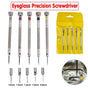 5X Precision Screwdriver Eyeglasses Watch Jewelry Watchmaker Repair Tool Set V528-WATCHMAKERREPAIR-5PCS-883128
