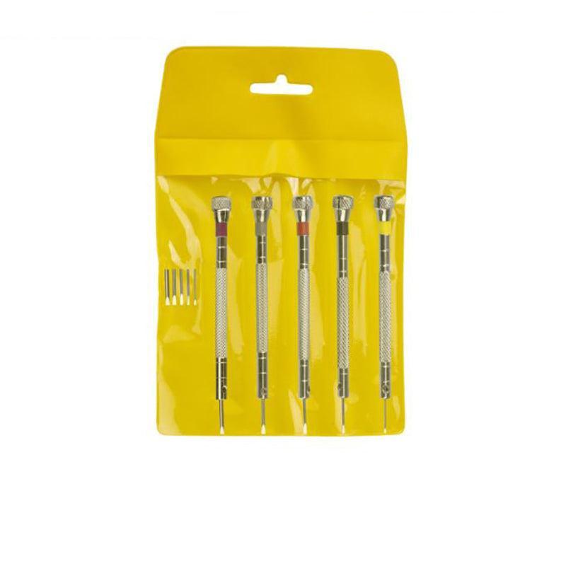 5X Precision Screwdriver Eyeglasses Watch Jewelry Watchmaker Repair Tool Set V528-WATCHMAKERREPAIR-5PCS-883128