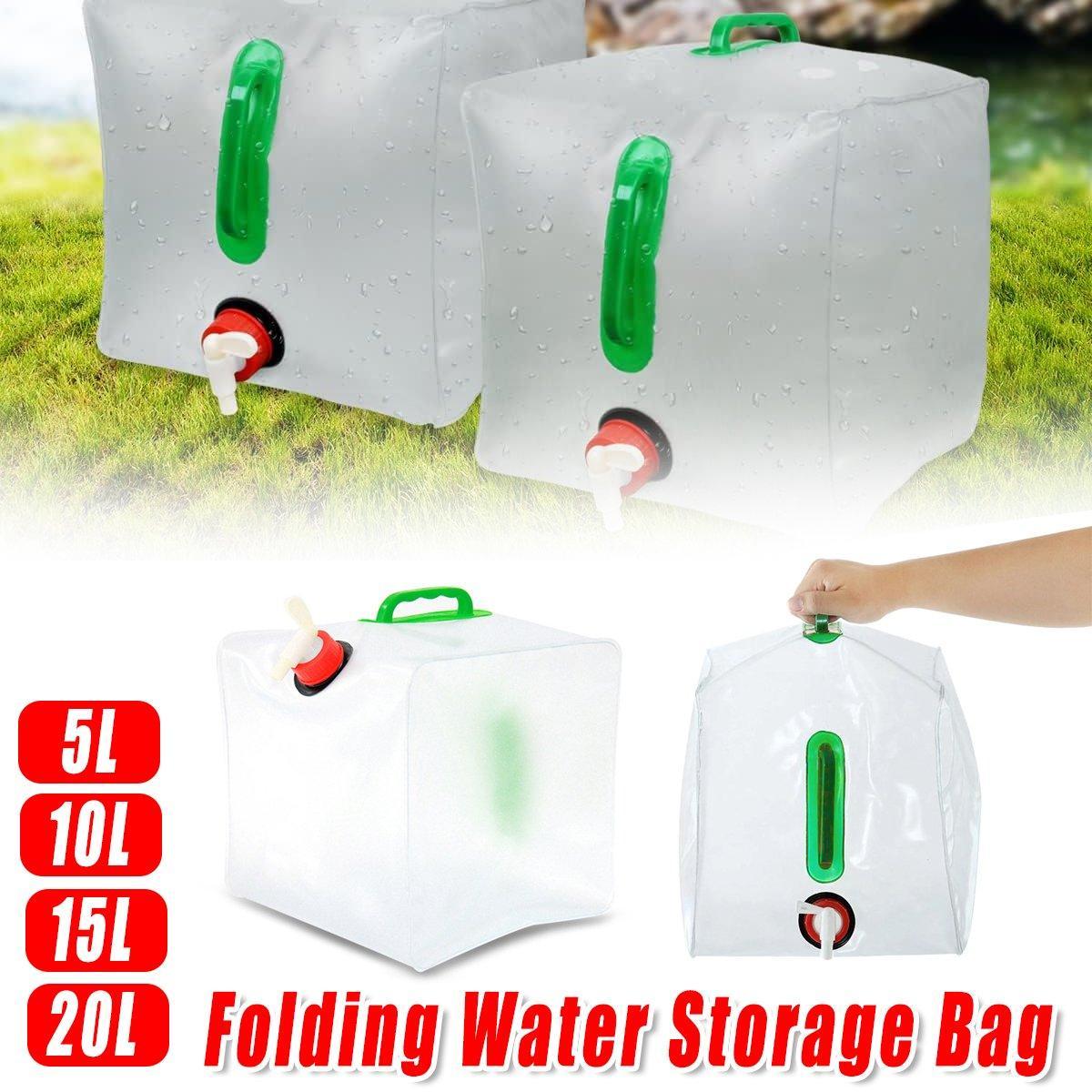 Portable Folding Water Bag Compression Bucket Outdoor Sports Cycling Equipment - 20L V528-WATER-BAG-20L-457698