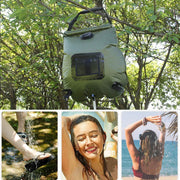 20L Camp Shower Bag Solar Heat Water Pipe Portable Camping Hiking Travel Outdoor V528-WATER-BAG-20L-GREEN-221684