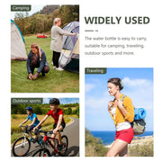 Outdoor Red Five Star Water Bottle Portable Camping Hiking Travel Water Bottle V528-WATER-BOTTLE-JUNLV-800-567679