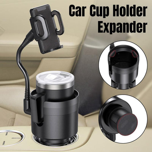 2 in 1 Car Phone Holder and Cup Holder Drink Organiser Water Bottle Holder V528-WATER-CUP-690789