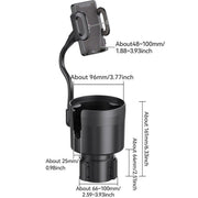 2 in 1 Car Phone Holder and Cup Holder Drink Organiser Water Bottle Holder V528-WATER-CUP-690789