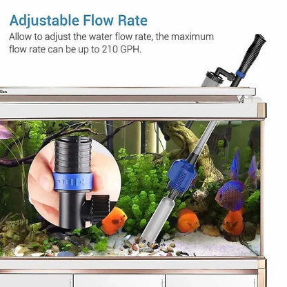 Aquarium Multi-function Water Changer Suction Pump For Tank Cleaning Fish Waste V528-WATER-EXCHANGER-058-100704