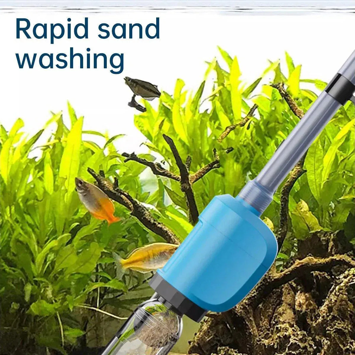 Aquarium Multi-function Water Changer Suction Pump For Tank Cleaning Fish Waste V528-WATER-EXCHANGER-058-100704