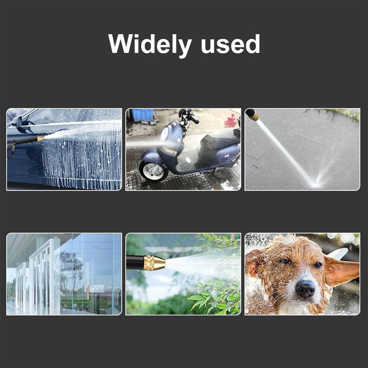 Household Car Wash Water Sprayer Garden Cleaning Nozzle for Car and Flower Watering - Cleaning Water Gun Only V528-WATER-GUN-828958