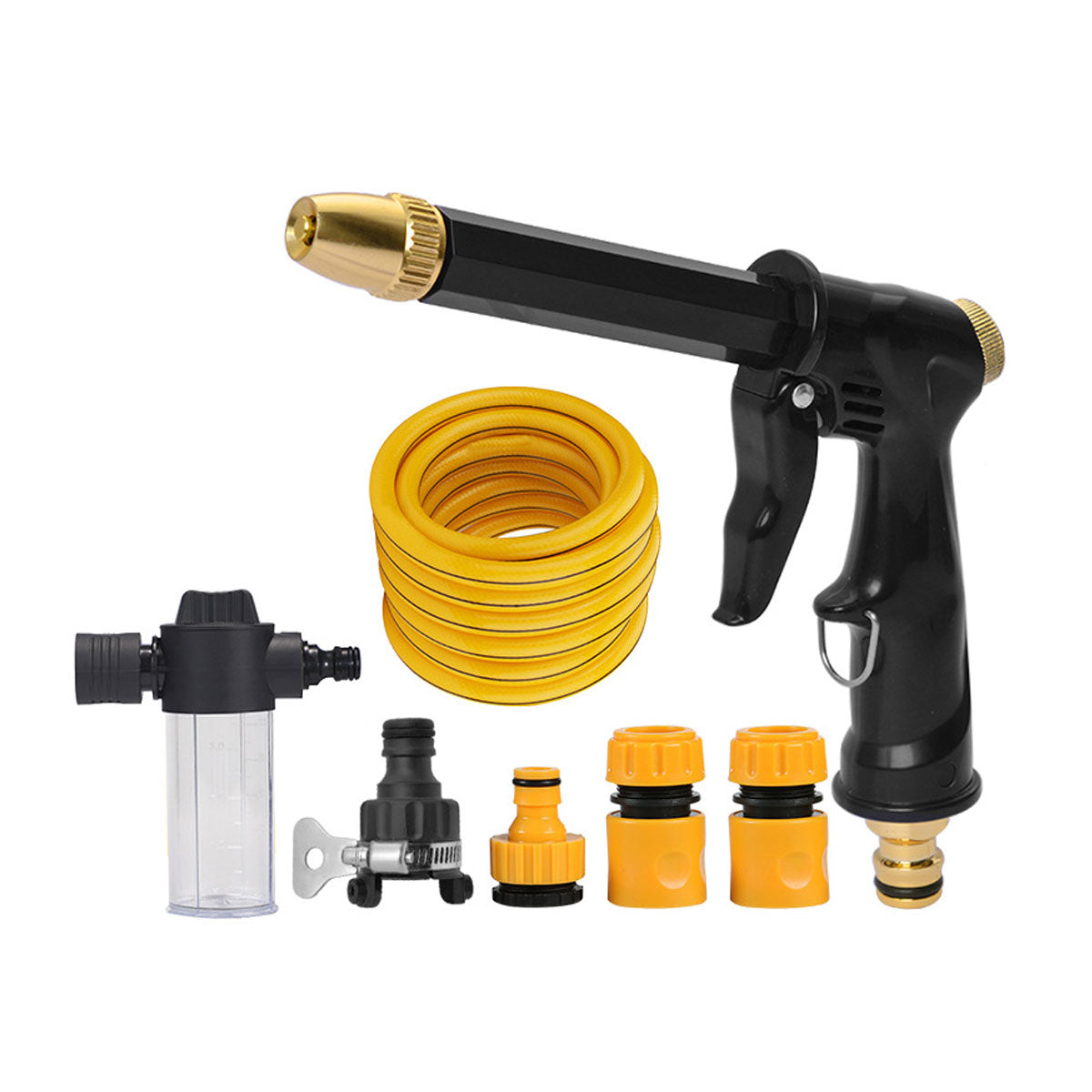 Household Car Wash Water Sprayer Garden Cleaning Nozzle for Car and Flower Watering - Cleaning Water Gun Only V528-WATER-GUN-828958