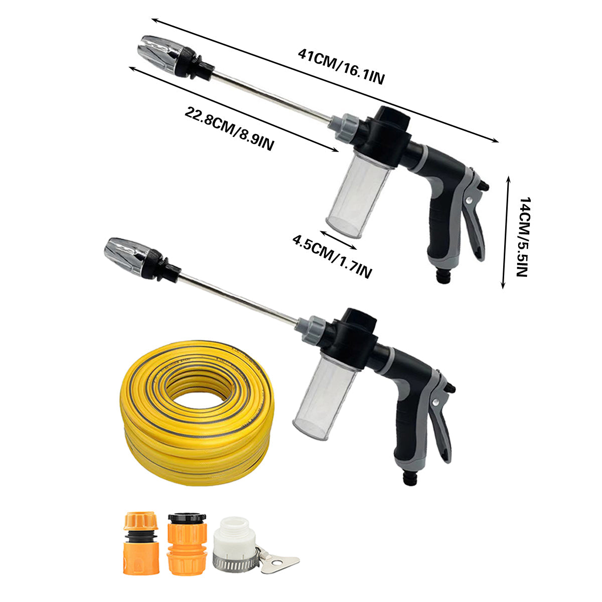 High Pressure Long Pole Water Spray Nozzle Household Car Wash Cleaning Sprayer - Car Wash Sprayer Only V528-WATER-GUN-T8-157197