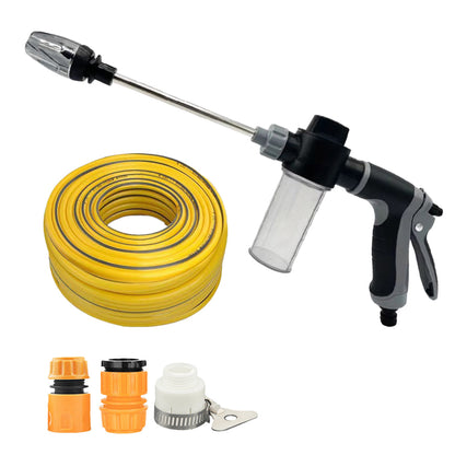 High Pressure Long Pole Water Spray Nozzle Household Car Wash Cleaning Sprayer - Car Wash Sprayer Set V528-WATER-GUN-T8-15M-766964