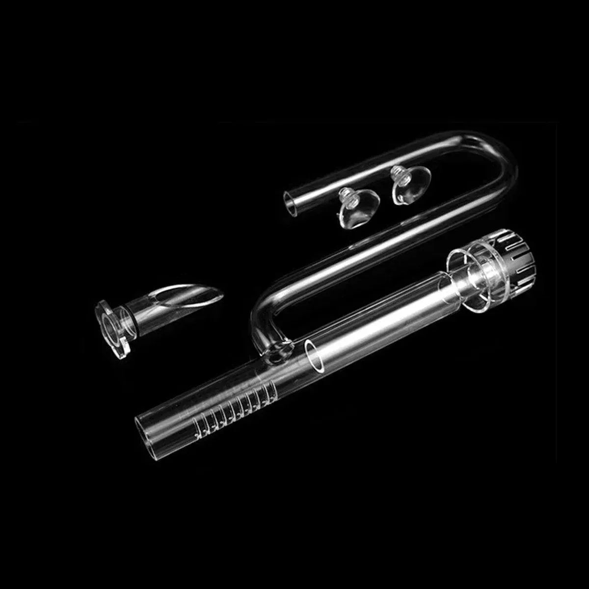 Aquarium Glass Inlet Outlet Pipe Fish Tank Filter Oil Film Remover Plant Holder - Hemispherical outlet-12mm V528-WATER-OUTLET-BQ-12MM-330724