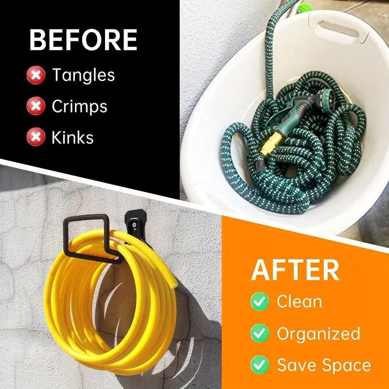 Garden Patio Storage Hooks Heavy Duty Hose Holder Organiser Wall Mount Hooks V528-WATER-PIPE-HOOK-988131