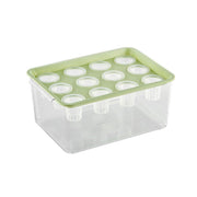 Transparent Rectangular Aquarium 12Hole Lid Portable Hydroponic Plant Fish Tank - Green V528-WATER-PLANTING-BOX-GREEN-327770