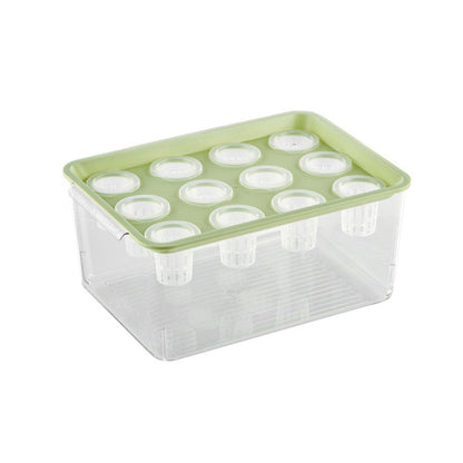 Transparent Rectangular Aquarium 12Hole Lid Portable Hydroponic Plant Fish Tank - Green V528-WATER-PLANTING-BOX-GREEN-327770
