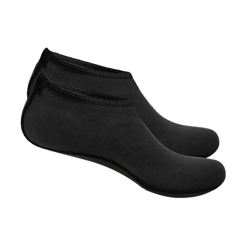 Unisex Water Shoes Slip On Aqua Socks Swim Surf Diving Yoga Exercise Reef Shoes - Black-XXL V528-WATER-SHOES-BLACK-XXL-692965