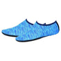Unisex Water Shoes Slip On Aqua Socks Swim Surf Diving Yoga Exercise Reef Shoes - Blue-L V528-WATER-SHOES-BLUE-L-420526