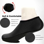 Unisex Water Shoes Slip On Aqua Socks Swim Surf Diving Yoga Exercise Reef Shoes - Blue-XXL