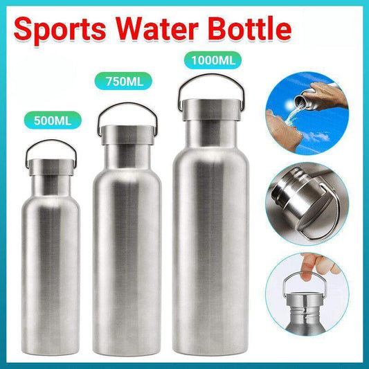 500/750/1000Ml Stainless Steel Water Bottle Motivational Sports Drink Cup Flask - 500ML V528-WATERBOTTLE-500ML-900358