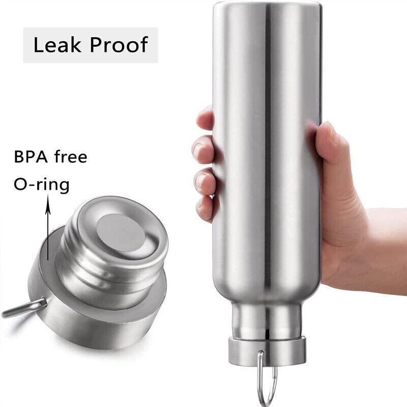 500/750/1000Ml Stainless Steel Water Bottle Motivational Sports Drink Cup Flask - 500ML V528-WATERBOTTLE-500ML-900358