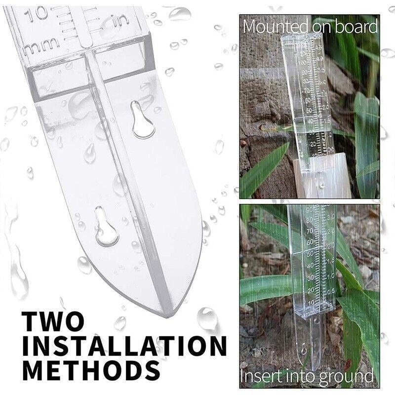 1PC Rain Gauge Water Catchment Device Weather Outdoor 120mm V528-WATERCATCHMENT-830358