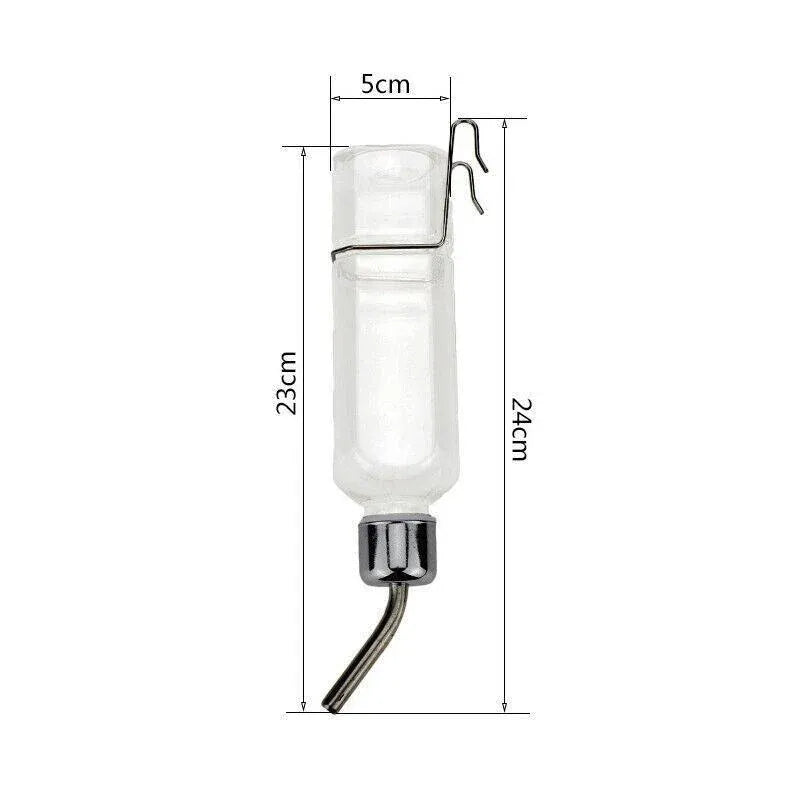 350ml Hanging Water Bottle for Small Pets - Guinea Pig Rabbit Hamster Feeder V528-WATERDISPENSER-TRA350ML-16682