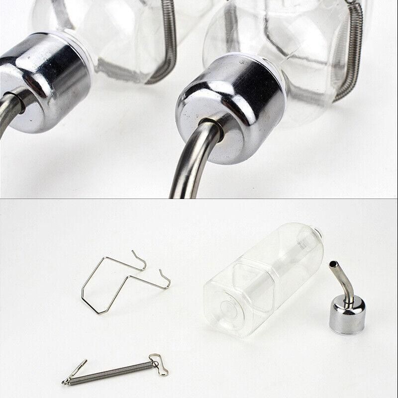 350ml Hanging Water Bottle for Small Pets - Guinea Pig Rabbit Hamster Feeder V528-WATERDISPENSER-TRA350ML-16682
