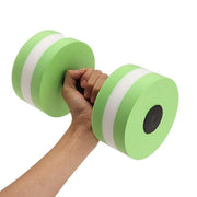 Water Dumbbell Aquatic Exercise Dumbell Water Aerobics Workouts Barbell - Grey-Pink V528-WATERDUMBBELL-GR-PINK-839153