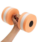 Water Dumbbell Aquatic Exercise Dumbell Water Aerobics Workouts Barbell - Grey-Pink V528-WATERDUMBBELL-GR-PINK-839153
