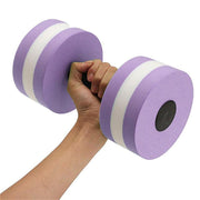 Water Dumbbell Aquatic Exercise Dumbell Water Aerobics Workouts Barbell - Grey-Pink V528-WATERDUMBBELL-GR-PINK-839153
