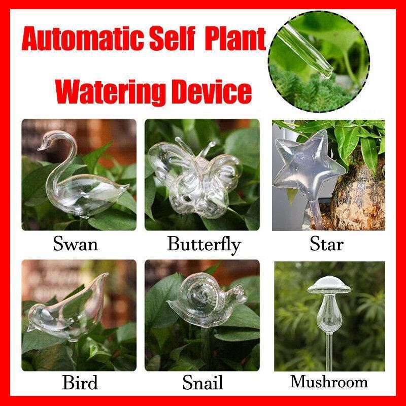 Automatic Self Plant Watering Glass Bulbs Water Feeder Indoor Irrigation Outdoor - Mushroom V528-WATERFEEDER-MUSHROOM-318284