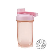 500ml Protein Powder Shake Ball Bottle Sport Mixer Shaker Mixing Drinking Cup - Pink V528-WATERGLASS-PINK-62522