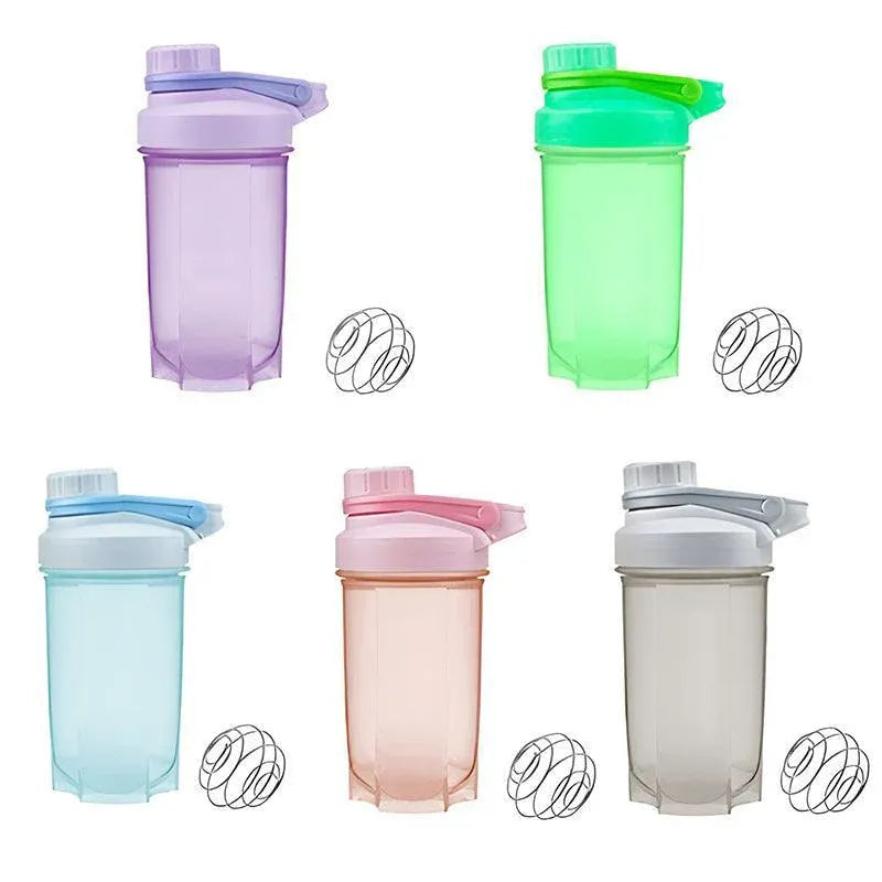 500ml Protein Powder Shake Ball Bottle Sport Mixer Shaker Mixing Drinking Cup - Pink V528-WATERGLASS-PINK-62522