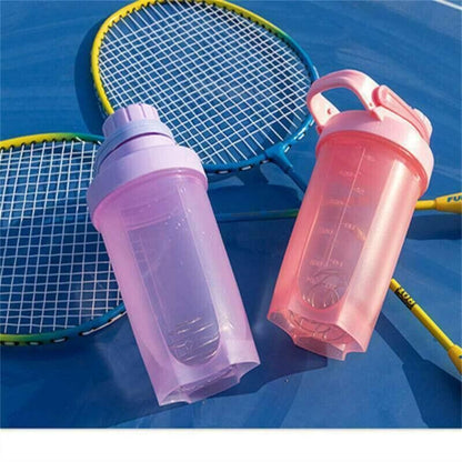 500ml Protein Powder Shake Ball Bottle Sport Mixer Shaker Mixing Drinking Cup - Pink V528-WATERGLASS-PINK-62522